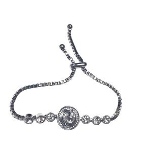 Silver Adjustable Bracelet - One Size - NEW